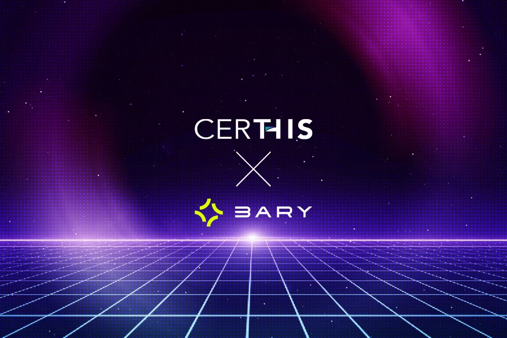 Bary.ai and Certhis.io Partner, offering you the Web3.0 Business solution